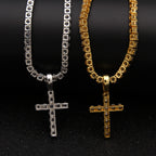 Bundle 4mm Diamond Cross Pendant