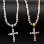 Bundle 4mm Diamond Cross Pendant