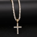 Bundle 4mm Diamond Cross Pendant