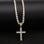 Bundle 4mm Diamond Cross Pendant