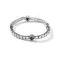 Iced Out Four Leaf Clover Tennis Bracelet