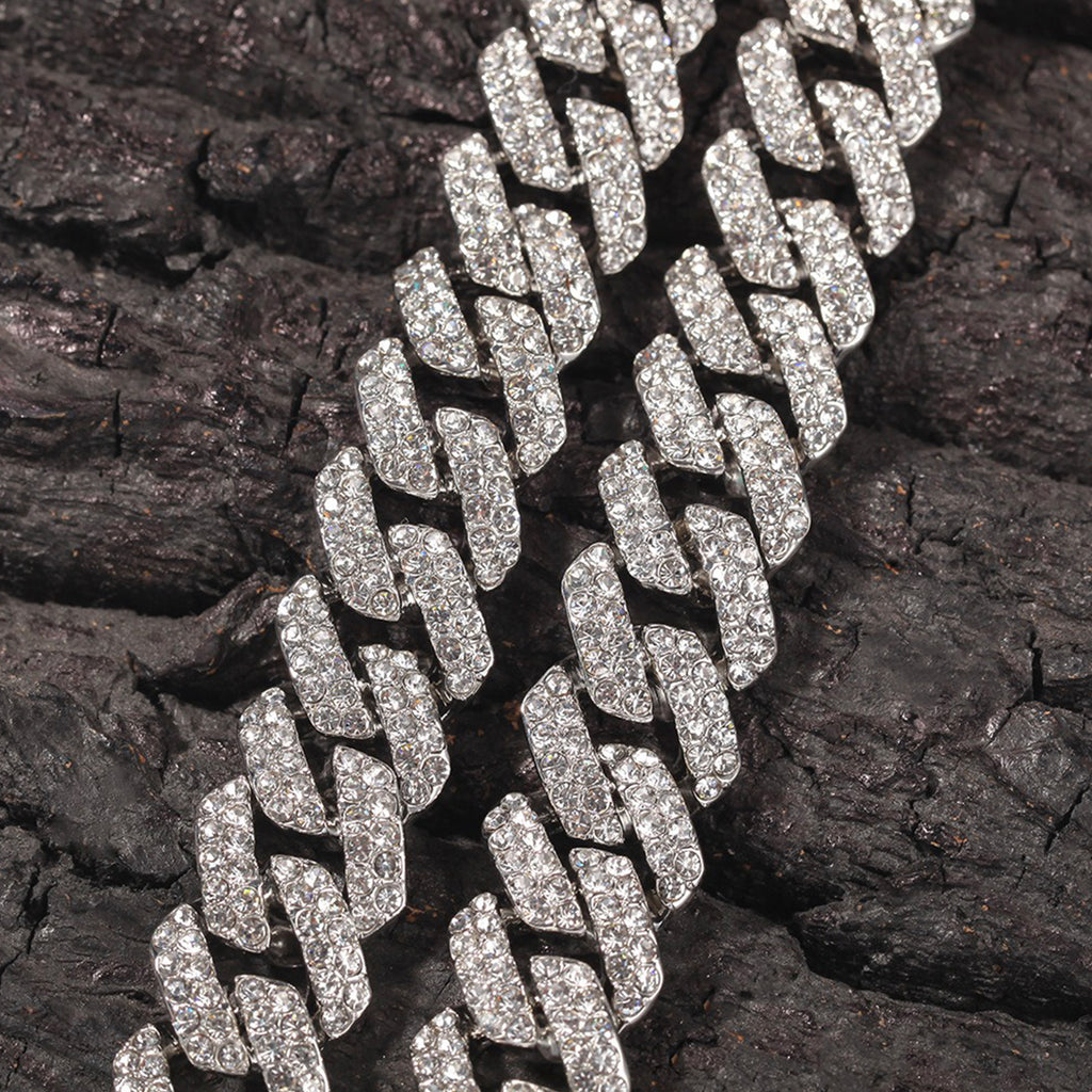 18mm Iced Out Cuban Chain