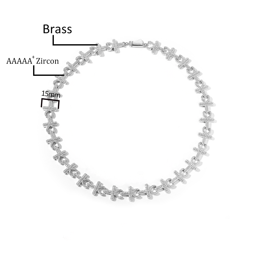 15mm Anhe Cross Necklace