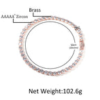 10mm Round Diamond Tennis Necklace Chain