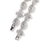 Diamond Eye Cross Necklace Chain