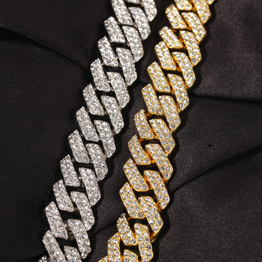 18mm Iced Out Cuban Chain
