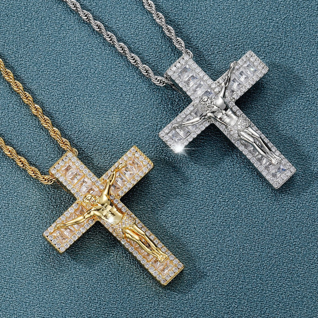 Hip Hop Cross Pendant
