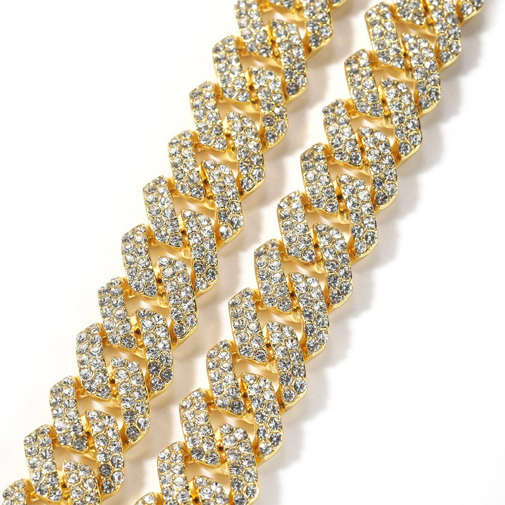 18mm Iced Out Cuban Chain