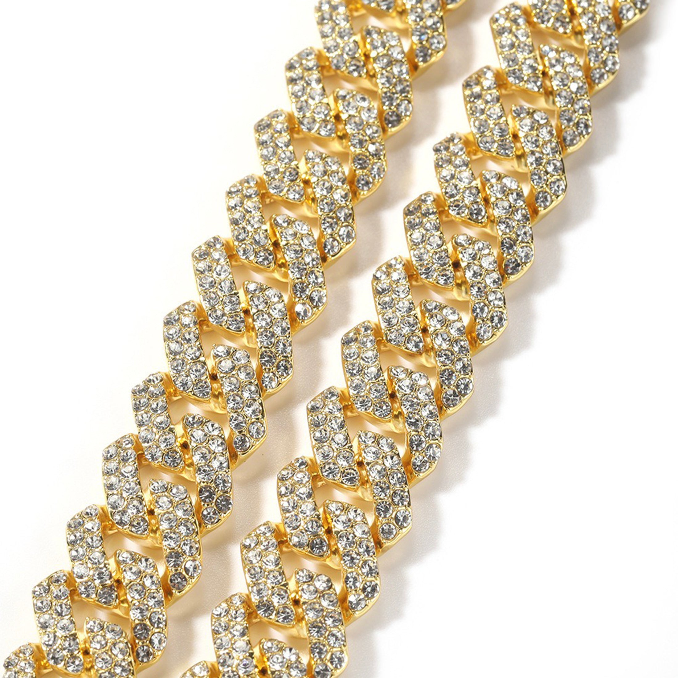 18mm Iced Out Cuban Chain