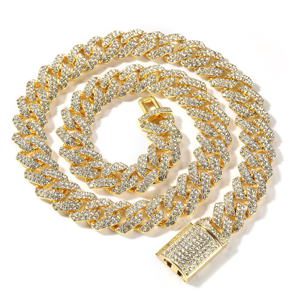 18mm Iced Out Cuban Chain