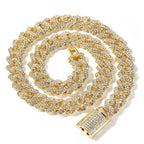 18mm Iced Out Cuban Chain