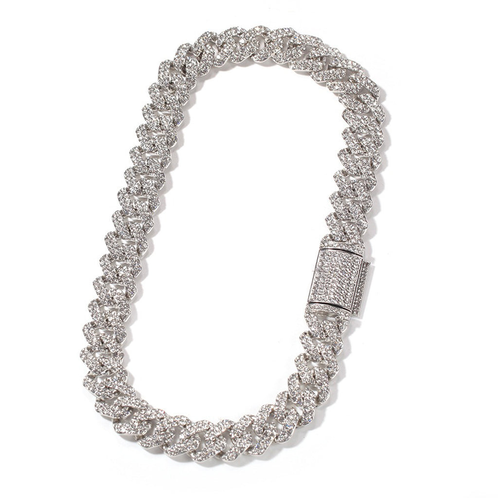 18mm Iced Out Cuban Chain