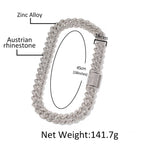 18mm Iced Out Cuban Chain