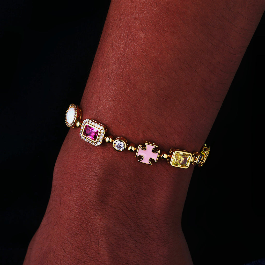 Icebling Gemstone Bracelet