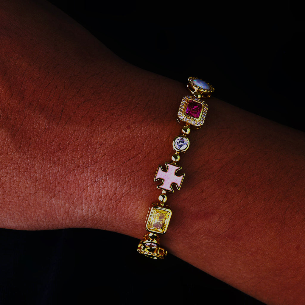 Icebling Gemstone Bracelet