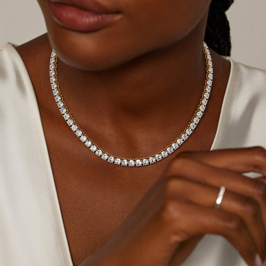Women Clustered 5mm Tennis Chain