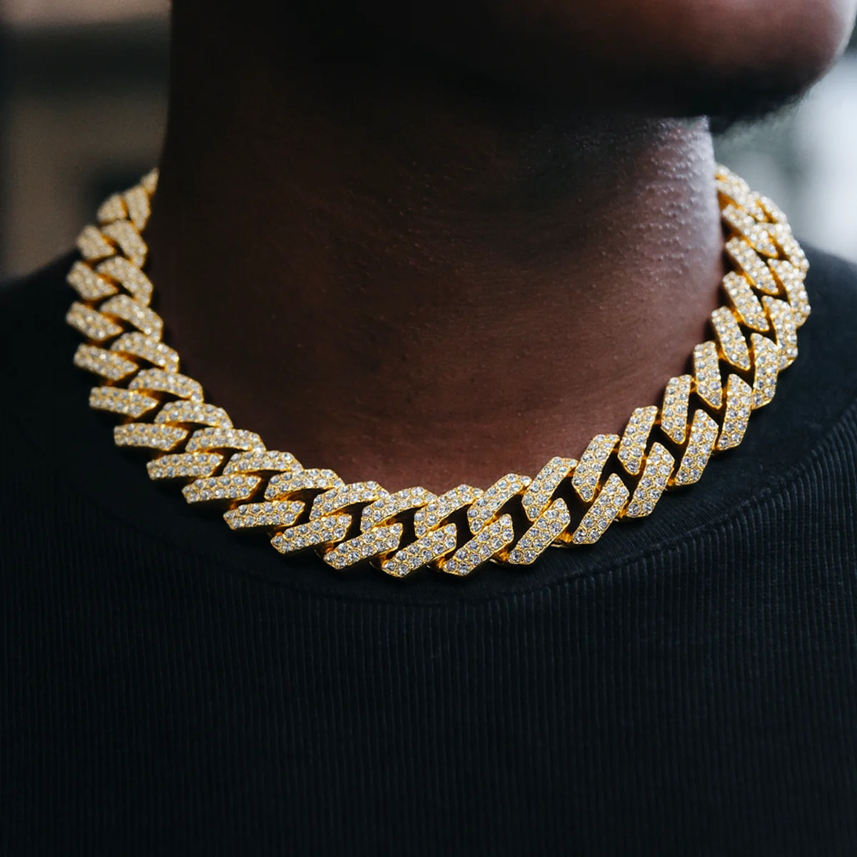 18mm Iced Out Cuban Chain