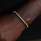 3mm AAA CZ Hip Hop Clustered Tennis Chain Clustered Bracelets