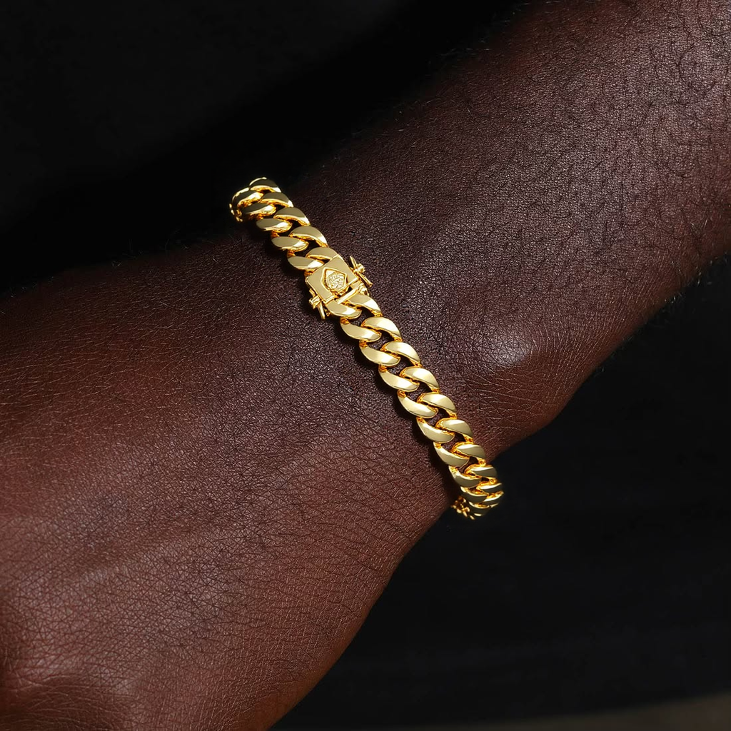 12mm Classic Miami Cuban Link Bracelet