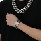 31mm Stainless Steel Cuban Bracelet
