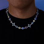 Icebling Colorful Gemstone Necklace