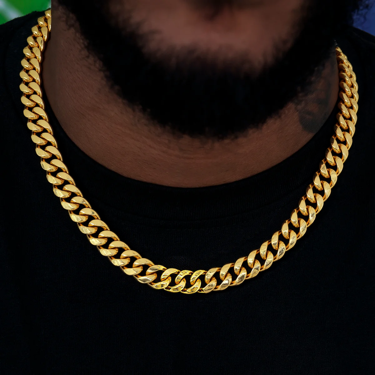14mm Stainless Steel Cuban Necklace