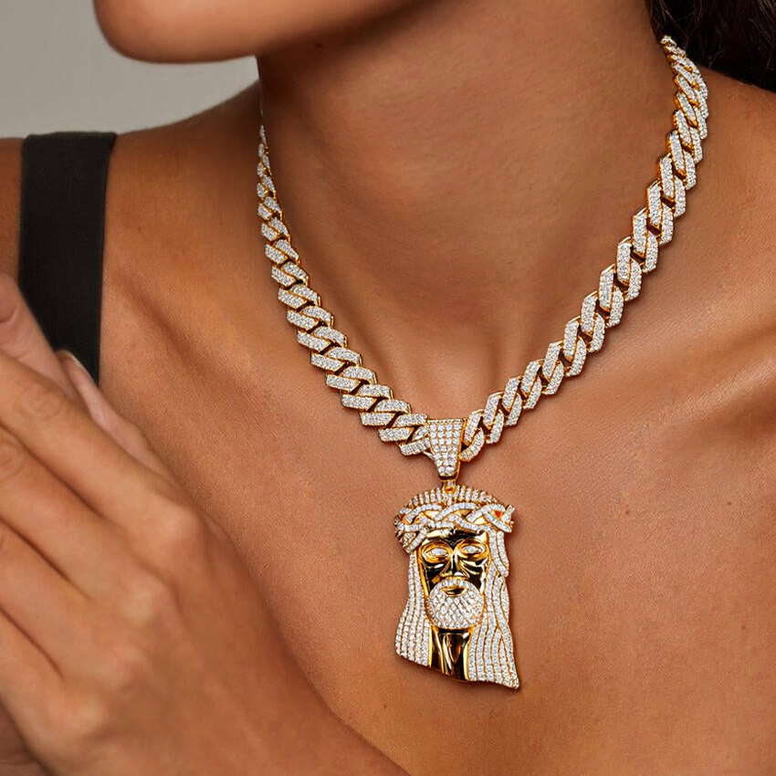 Women Stellar Jesus Pendant