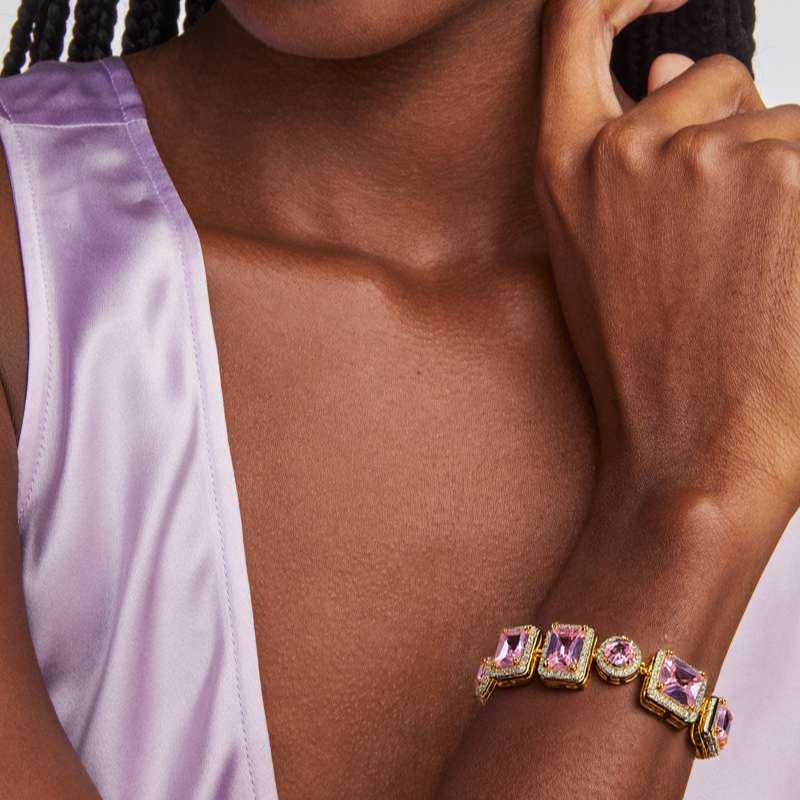 Pink Solstice Gemstone Bracelet