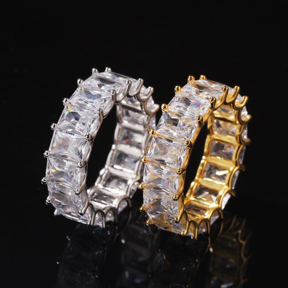 Hip Hop 925 Sterling Silver Ring