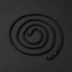 4mm Stainless Steel Rope Necklace