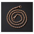 3mm Stainless Steel Rope Bracelet