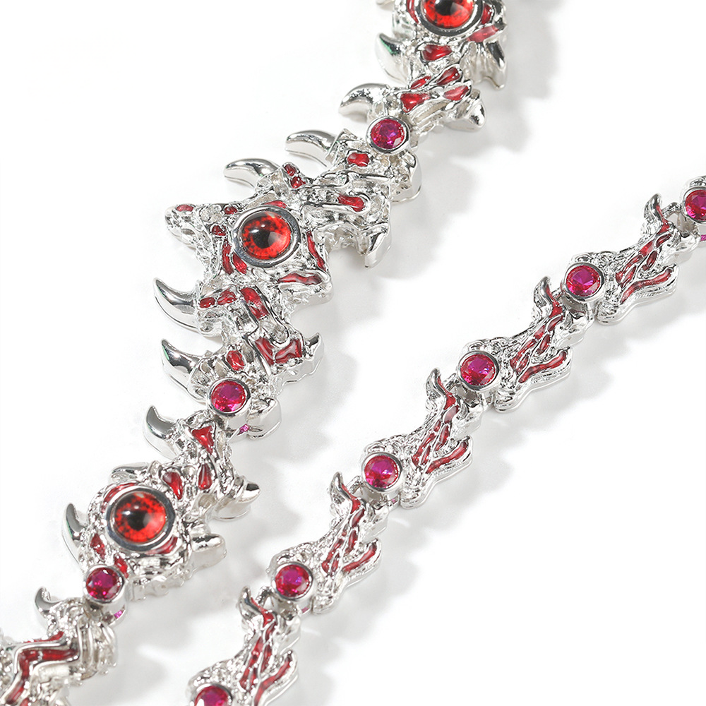Spiky Parasite Red-Eyed Thorn Necklace