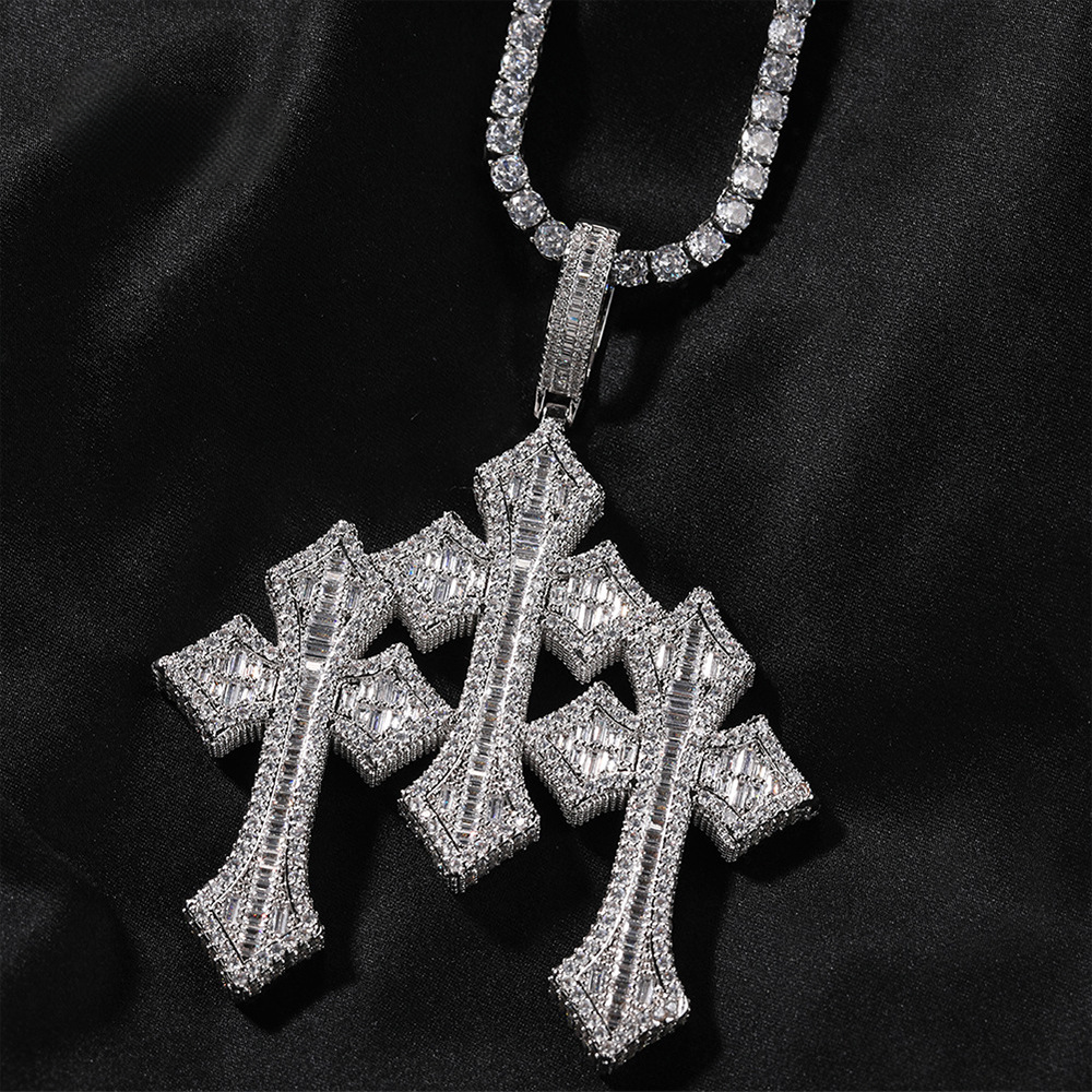 Hip Hop Cross Pendant
