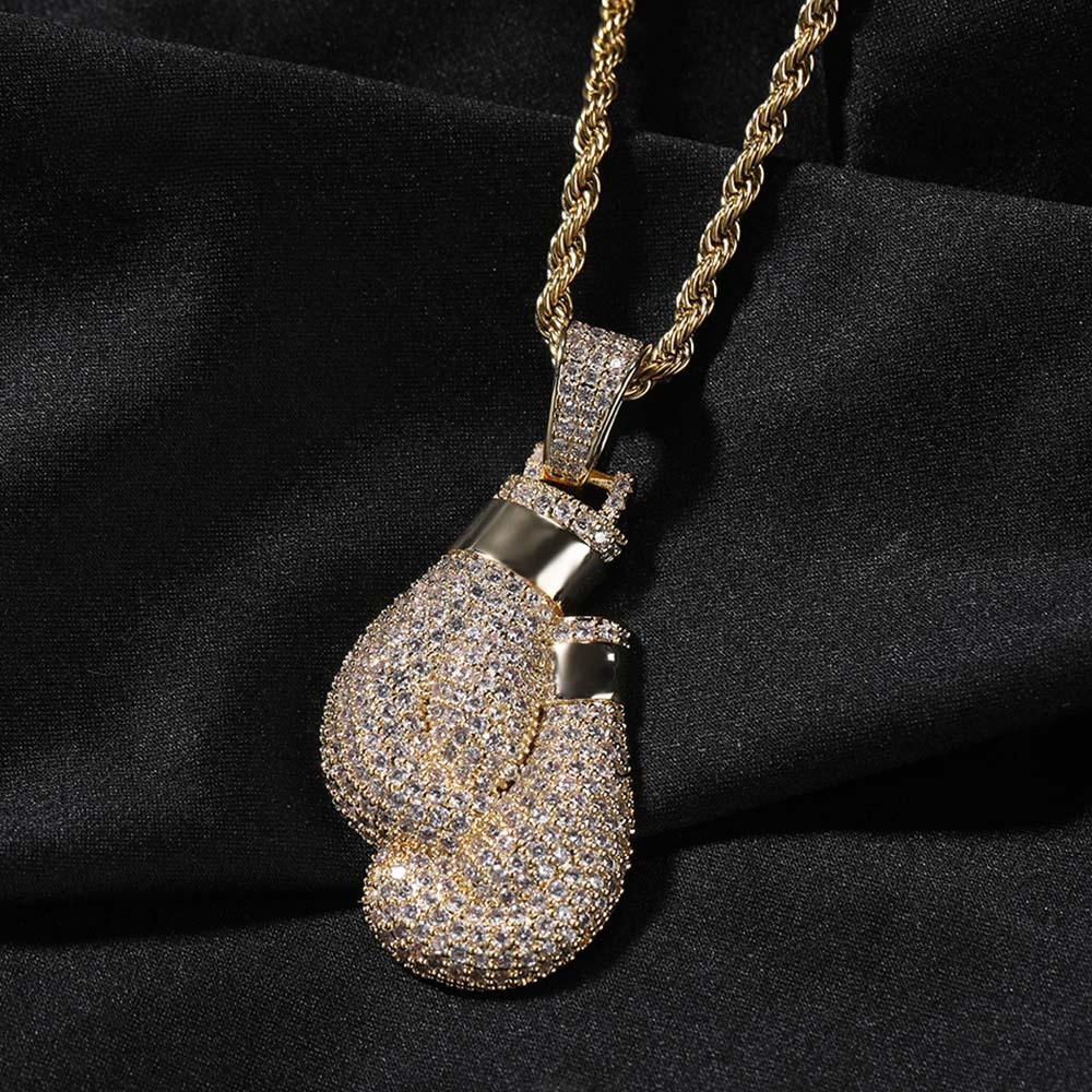 Hip Hop Boxing Glove Pendant