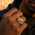 Diamond Owl Ring