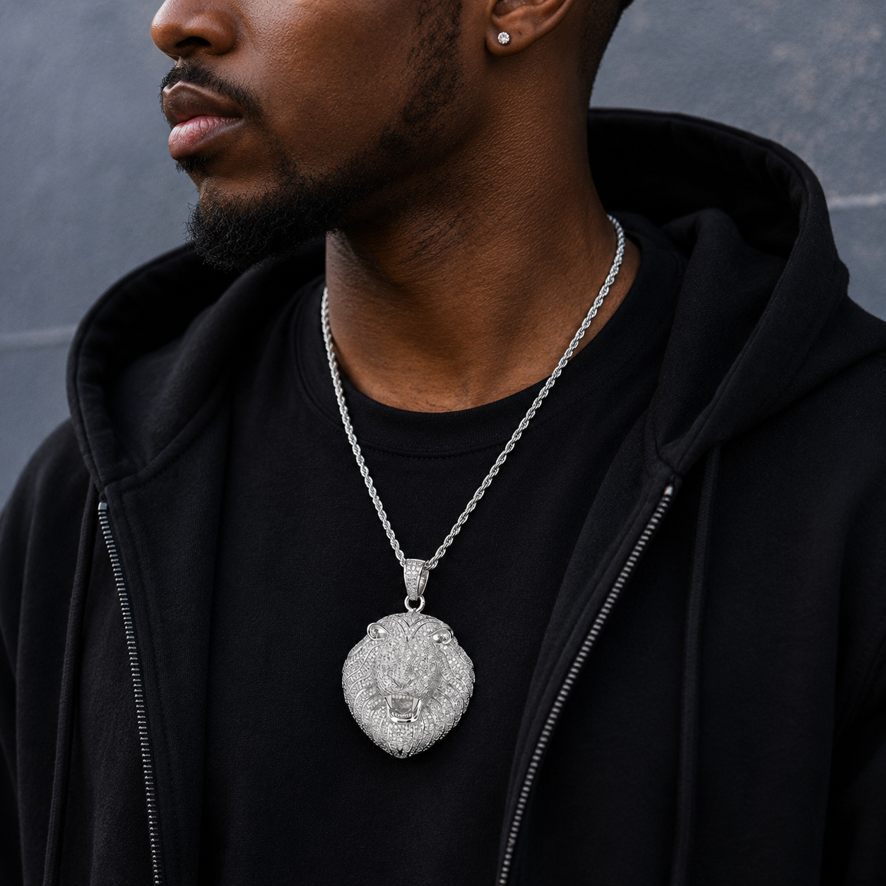 Lion Head Pendant