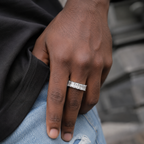 Hip Hop 925 Sterling Silver Ring