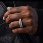 Hip Hop 925 Sterling Silver Ring