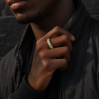 Hip Hop 925 Sterling Silver Ring