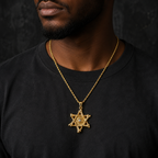 David's Star Eye-Shaped Pendant