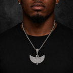 Hip Hop Big Wings Anhe Cross Pendant