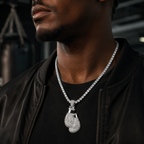Hip Hop Boxing Glove Pendant
