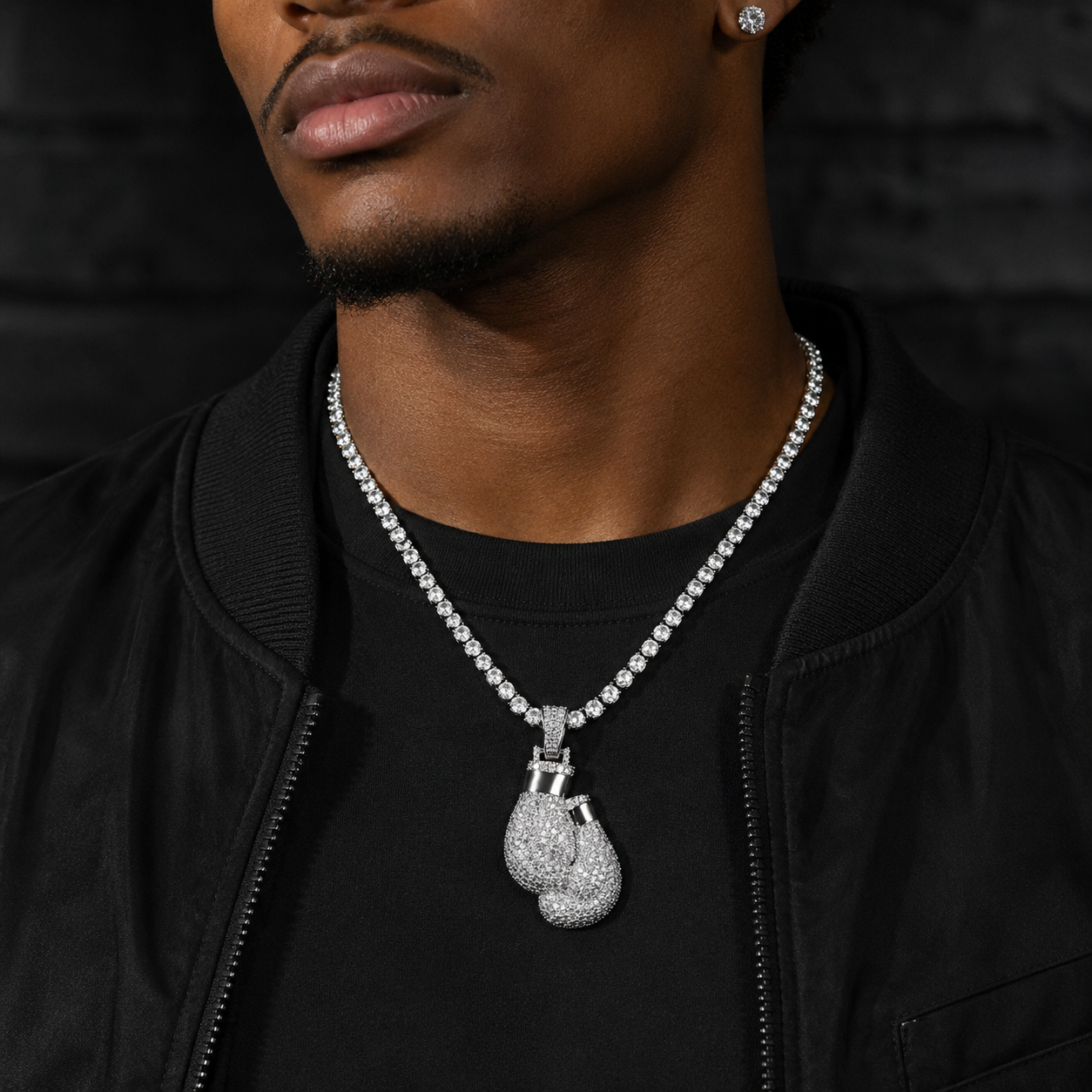 Hip Hop Boxing Glove Pendant