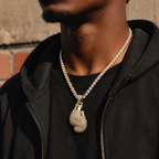 Hip Hop Boxing Glove Pendant