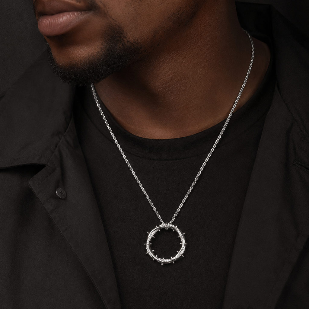 Hip Hop Thorn Crown Pendant