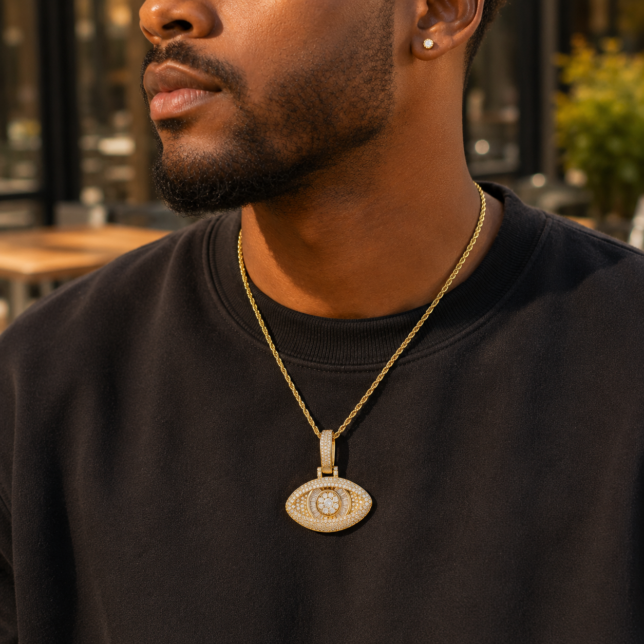 Hip Hop Eyes Pendant