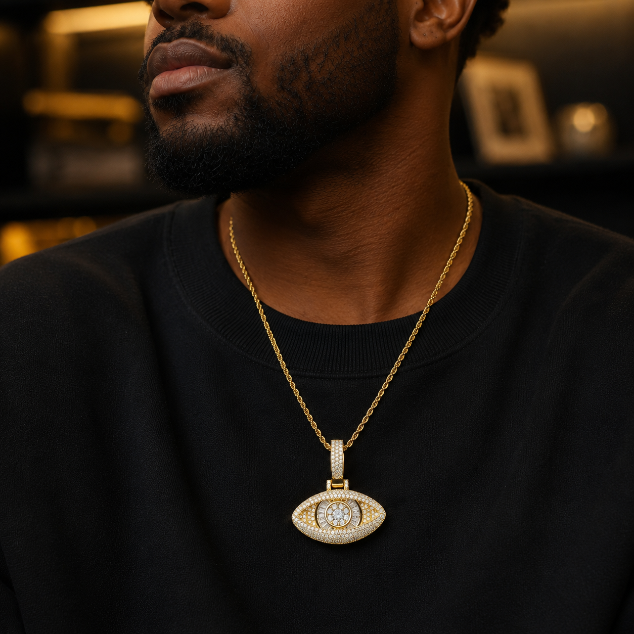 Hip Hop Eyes Pendant