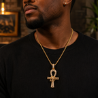 Eye of Horus Ankh Cross Pendant