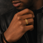 7mm Smooth Cuban Chain Ring
