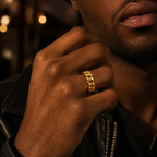 7mm Smooth Cuban Chain Ring